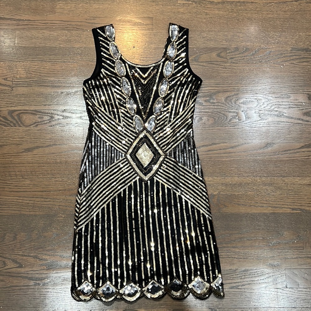 Black Flapper Dress